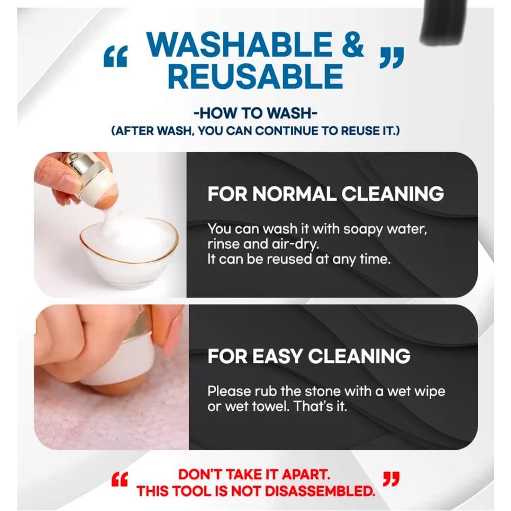 Korean Beauty Oil-Absorbing Volcanic Face Roller - Picture 7 of 8